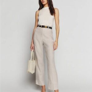 Reformation Freddie Linen Pant
